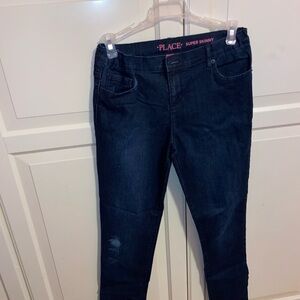 Children’s place girls blue jeans